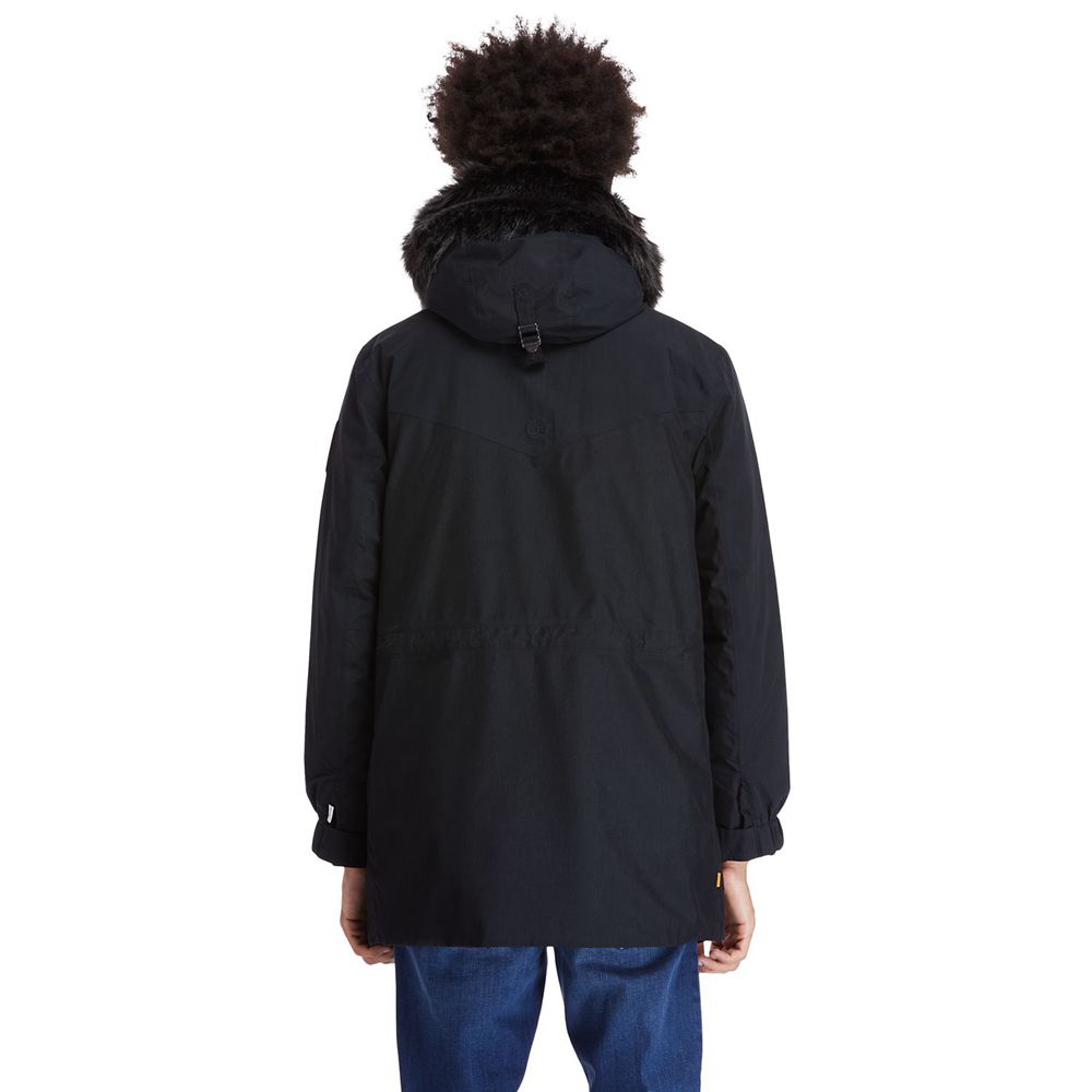 Timberland Mens Jackets Outdoor Heritage Expedition Parka - Black - India CM3045617